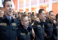 Watch: Young Russian military cadets sing Indian patriotic song "Aye Watan'; video goes viral