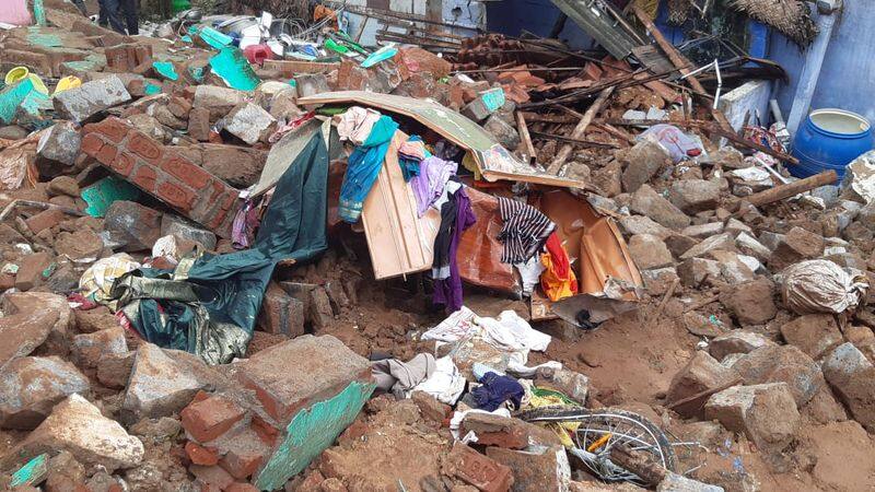 158 houses destroyed due to rain in thiruvarur