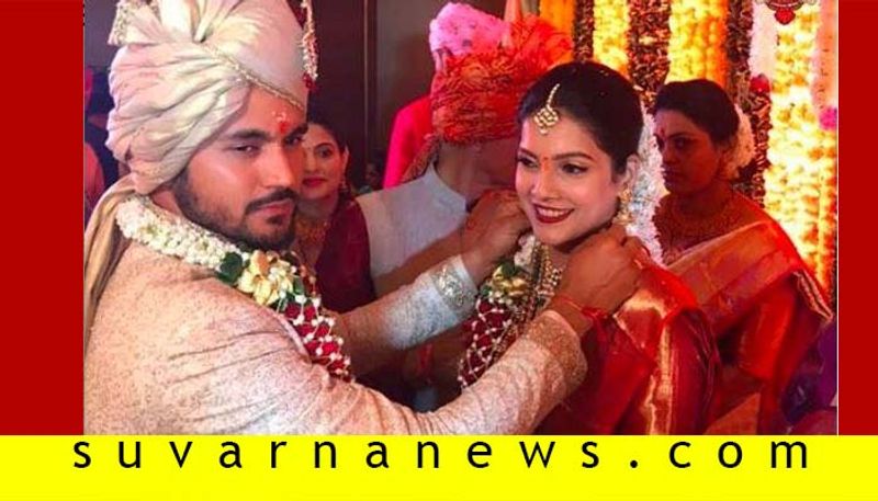 Manish pandey got married mangalore based actor ashritha shetty in mumbai