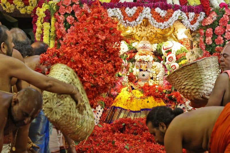 sri padmavathi ammavari pushpa yagam at tirupathi