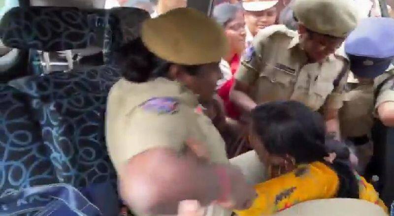 Justice For Disha:Trupti Desai Arrested in Hyderabad