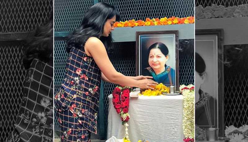 'Thalaivi' actress Kangana Ranaut pays homage to Jayalalithaa