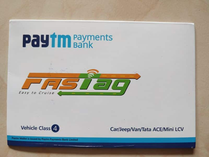 Paytm start fast tag sales booth from all tolls gate