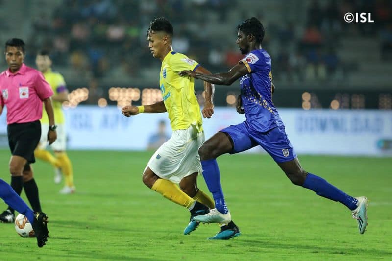 ISL 2019 kerala blasters and mumbai city fc match ended draw