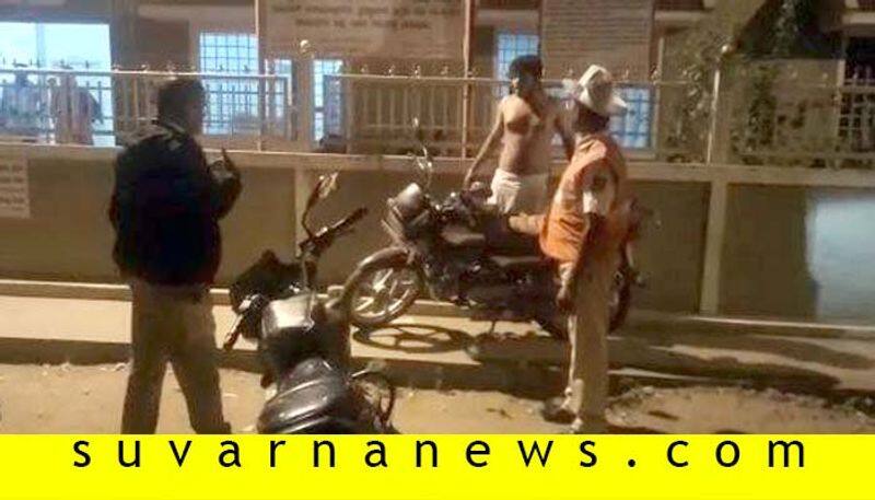 Man Attacked On Traffic Police In Ramanagara