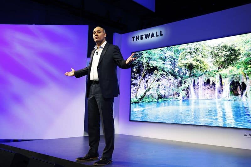 samsung launches the wall micro led tv in india