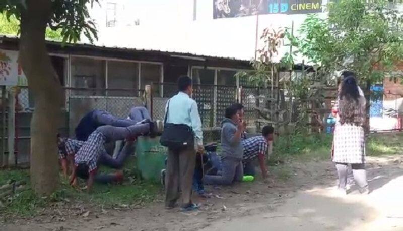 Teacher punishes tourist students in kodagu