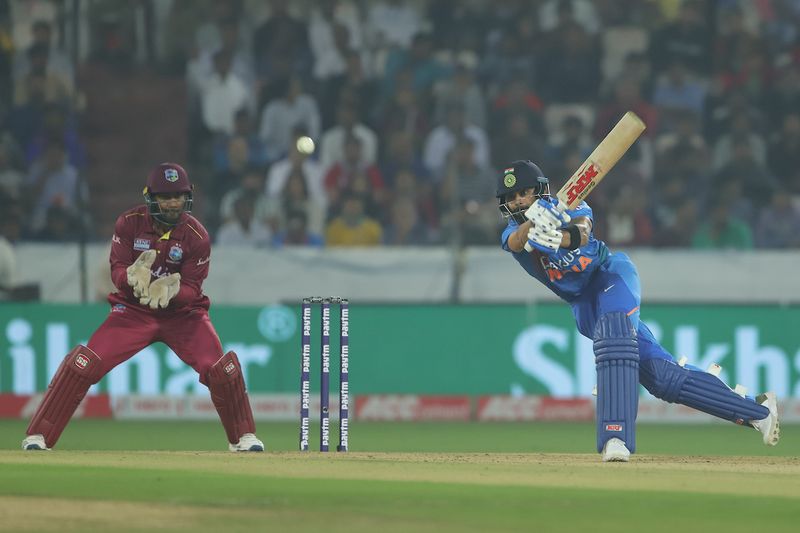 Team India beat west indies by 6 wickets in Hyderabad t20