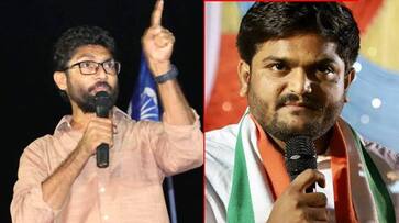 Gujarat: Hardik Jignesh try to steal credit in a student protest students chant Hardik Go Back