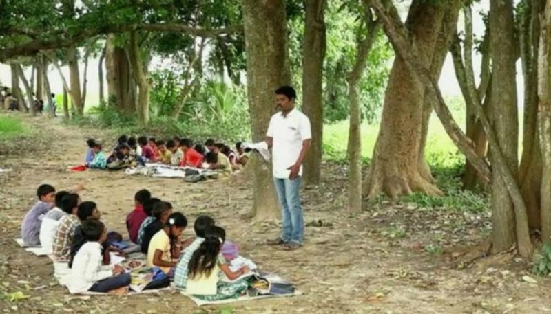 Did Not Build School Building in Karatagi in Koppal District