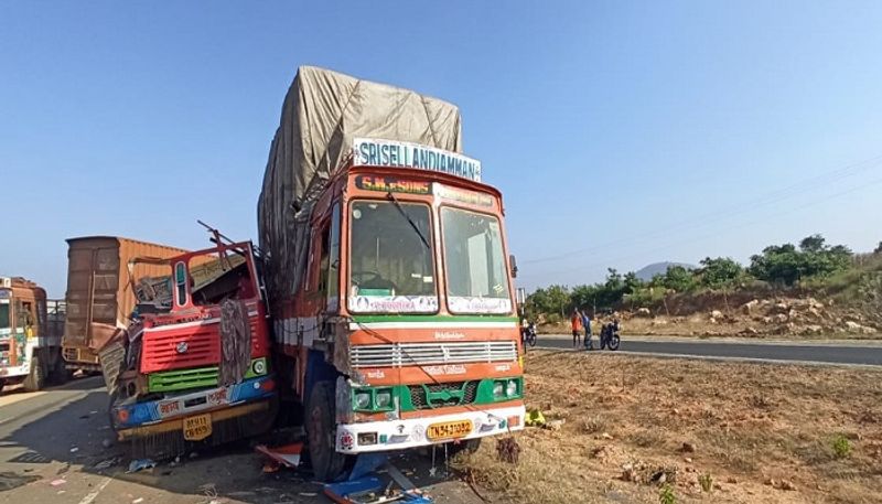 Serial Accident in Near Kudligi in Ballari District