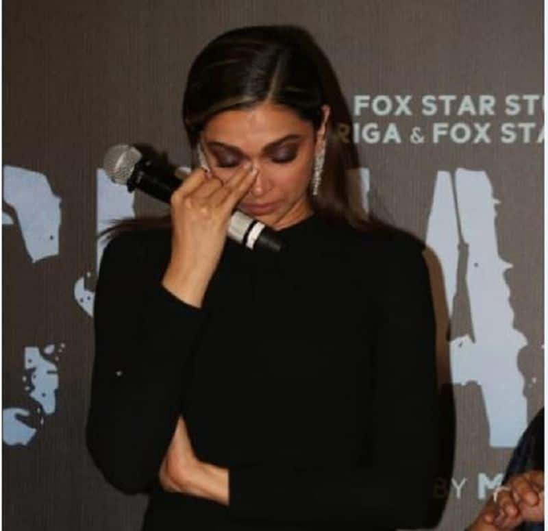 Deepika Padukone breaks down talking about Laxmi Agarwal at Chhapaak trailer launch