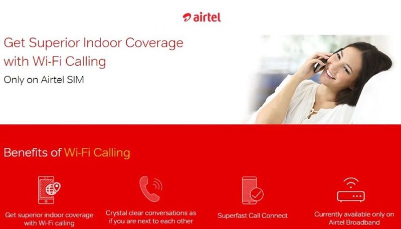 airtel has now launched new wifi calling system in delhi ncr