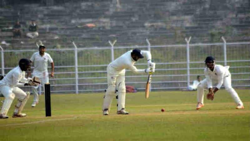 Karnataka dominate against Madhya pradesh in ranji trophy shivamogga