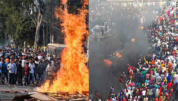 CAB Protesters Attack Union Minister House in Assam