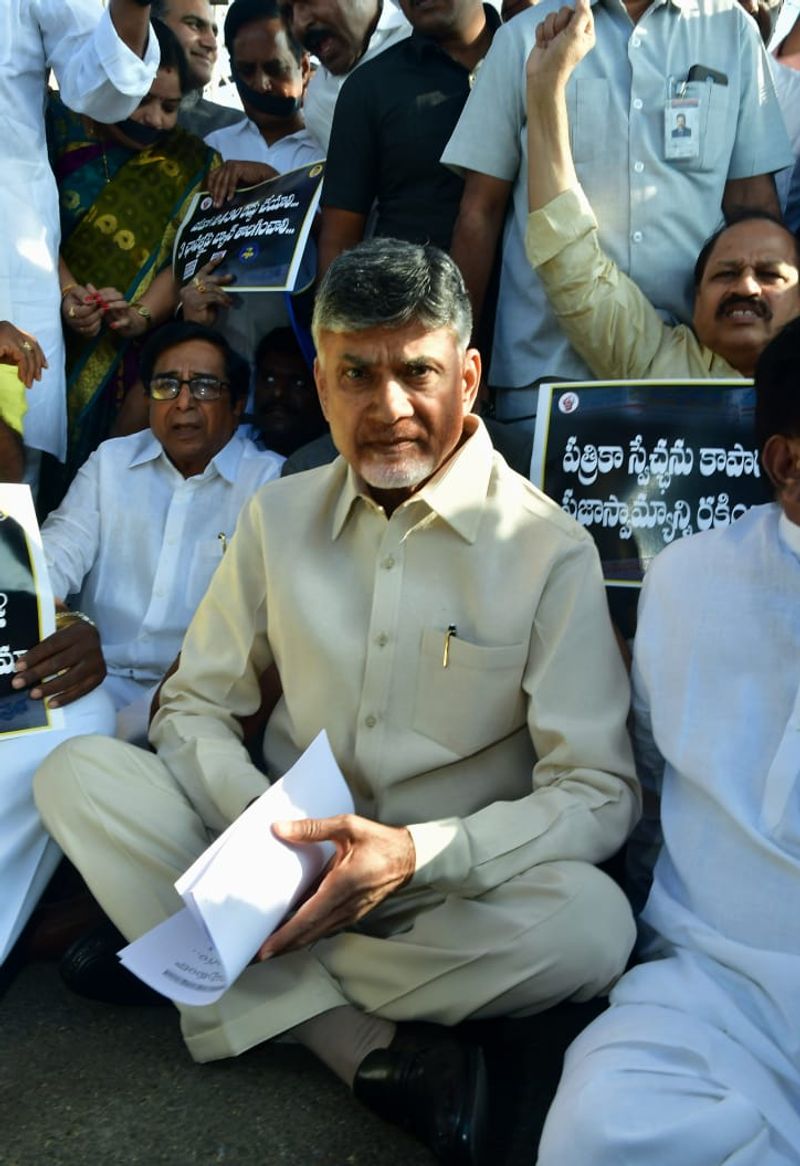 Ap assembly sessions: Former cm Chandrababu fires on cm YS Jagan over go 2430