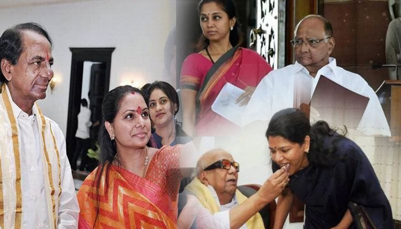 kcr follows the footsteps of karunanidhi and sharad pawar in deciding kavita's future