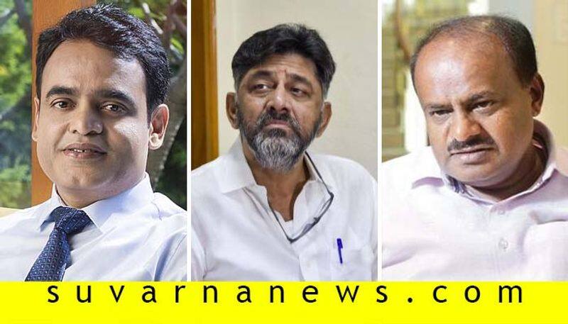 Dycm Ashwath Narayan Taunts Kumaraswamy and DK Shivakumar in Magadi