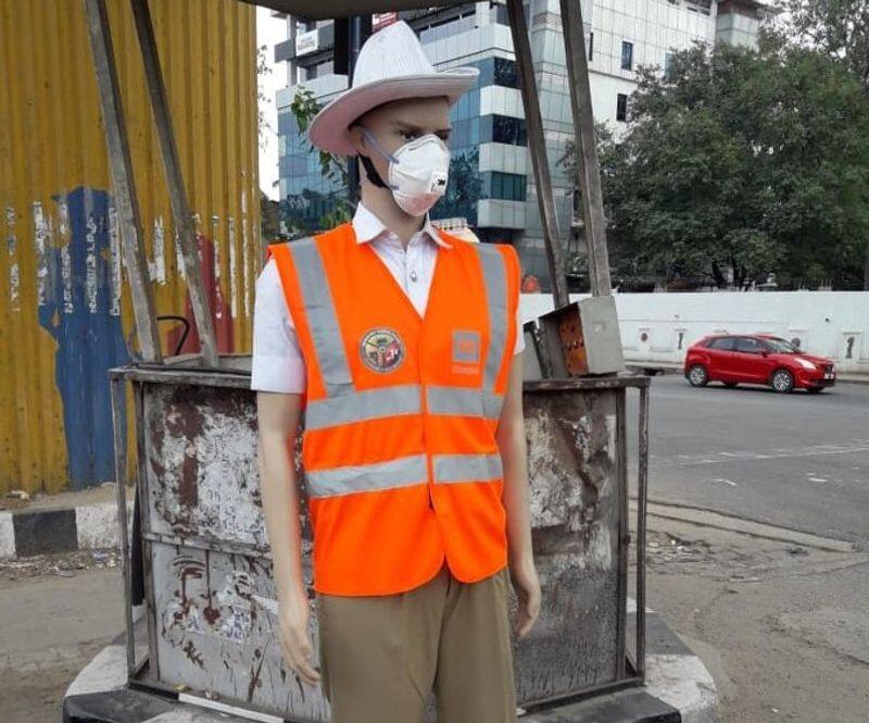 Bengaluru traffic police introduced Mannequins police in each junction