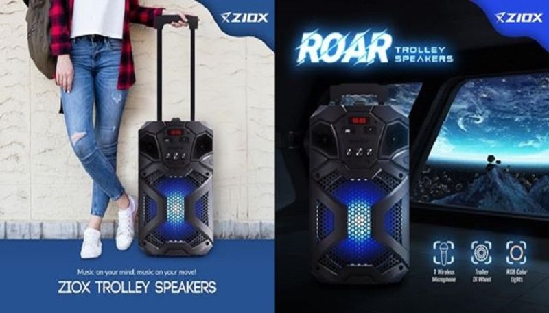 ziox launches powerful remote controlled speaker