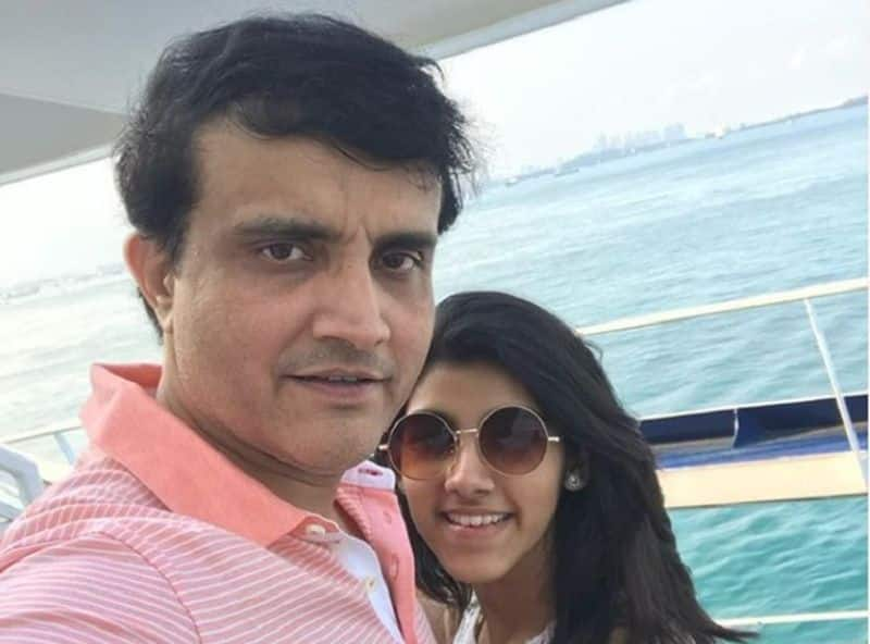 BCCI president Sourav ganguly surrender to daughter sana over social media war