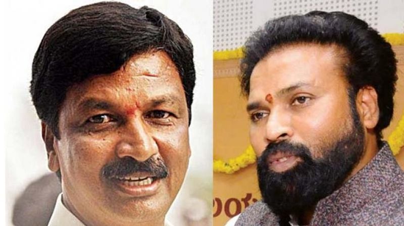 Ramesh Jarkiholi or Sriramulu will be elected as dcm says h nagesh