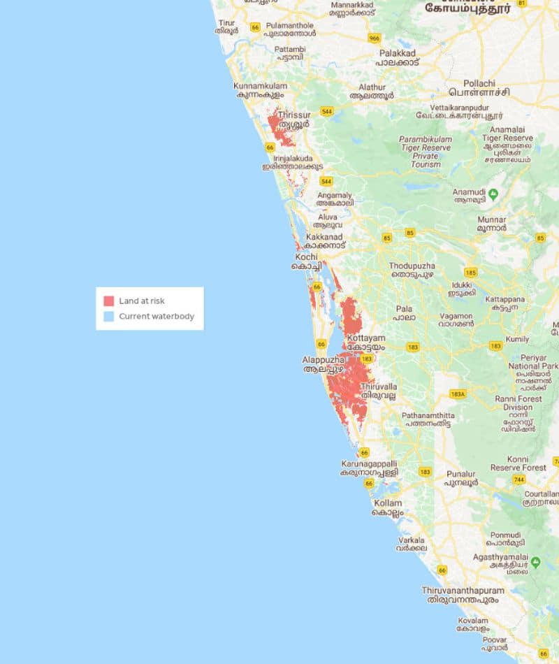 Rising sea level to cause central kerala report by Gopika Suresh