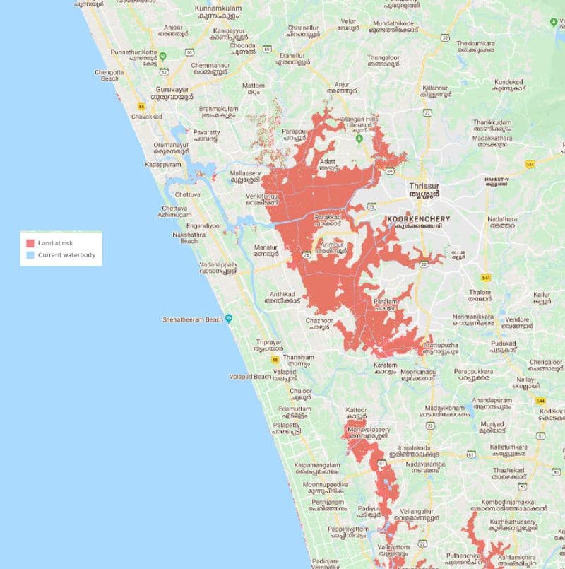 Rising sea level to cause central kerala report by Gopika Suresh