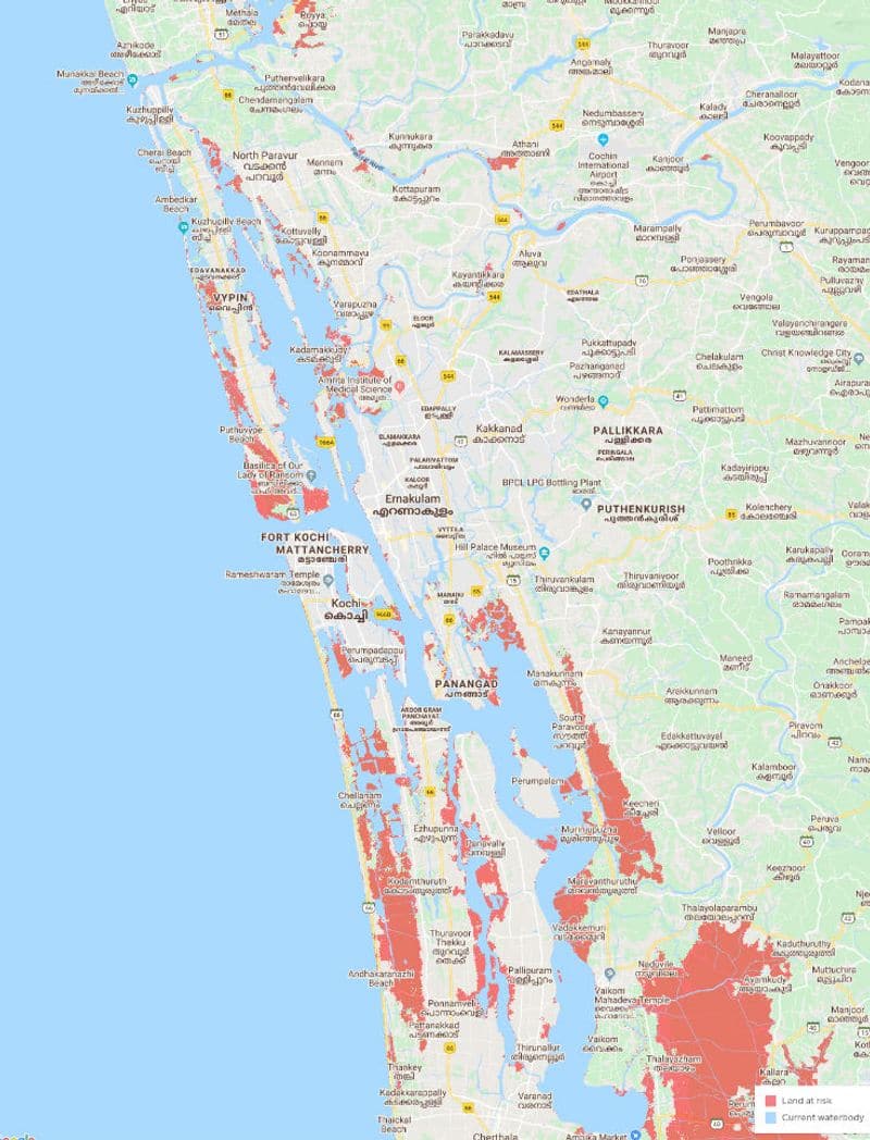 Rising sea level to cause central kerala report by Gopika Suresh