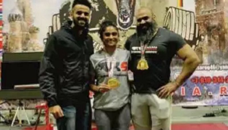 karnataka coastal girl won gold in global weight lifting competition held in Russia