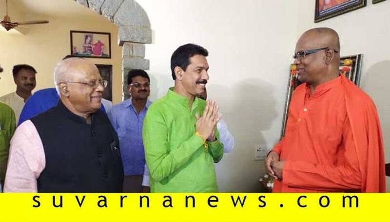 BJP President Nalin Kumar Kateel Visits Chitradurga Muruga mutt