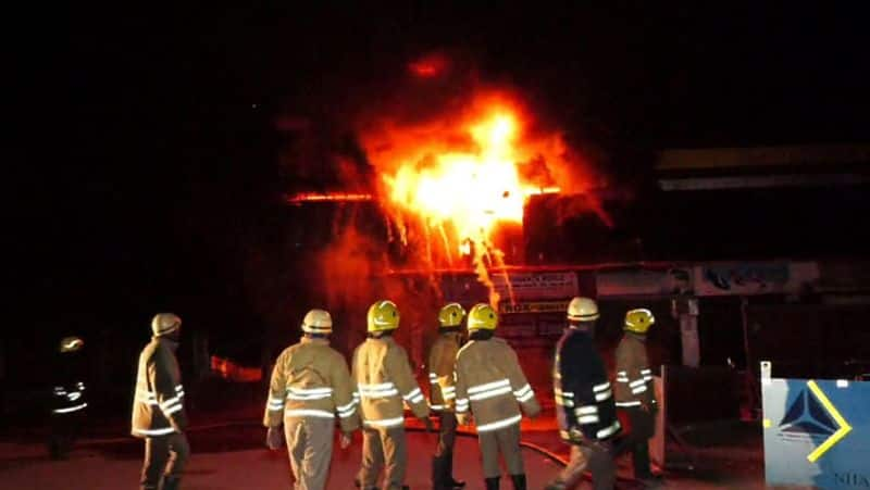 madurai super market fire...5 crore worth of goods burned