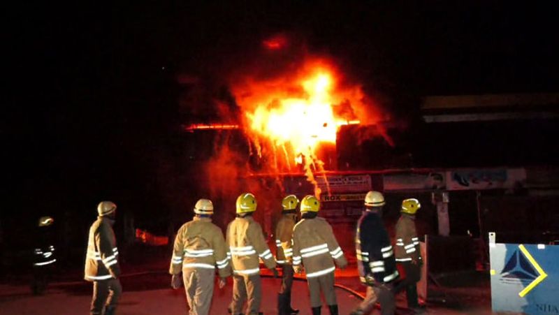 madurai super market fire...5 crore worth of goods burned