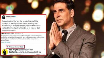 Jamia protest: Akshay Kumar accidentally likes tweet making fun of police crackdown