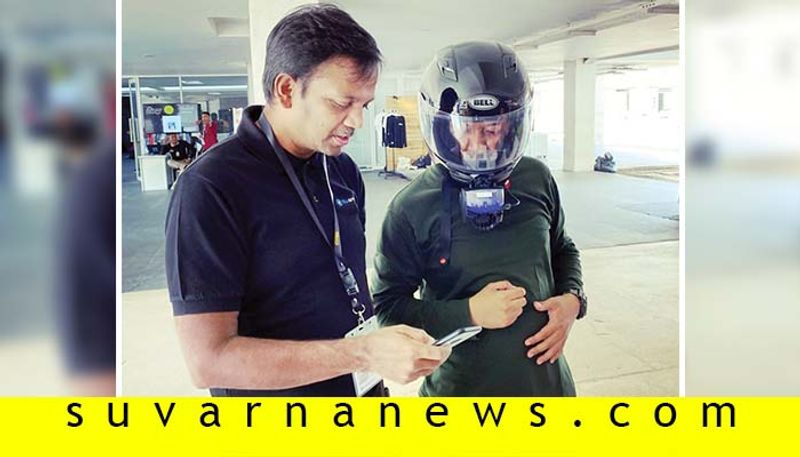 Bangalore techie invents Helmet cooler open bluarmar