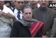 Delhi Assembly election 2020 Clash within Congress party workers protest raise voice against Sonia Gandhi