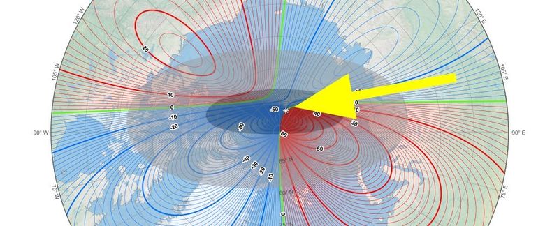 Earths Magnetic North Pole Keeps Moving Towards Siberia at a Mysteriously Fast Pace