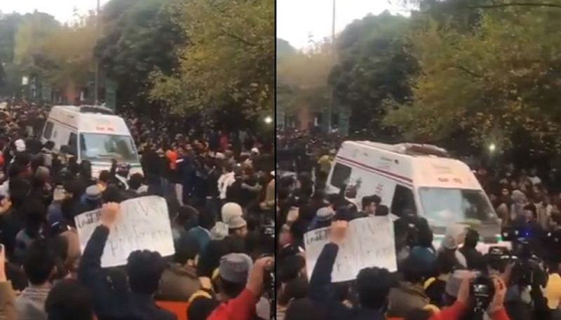 Jamia Students Making Way for Ambulance Amid Protests Video Goes Viral