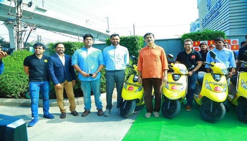 new scooter rent service launch in hyderabad