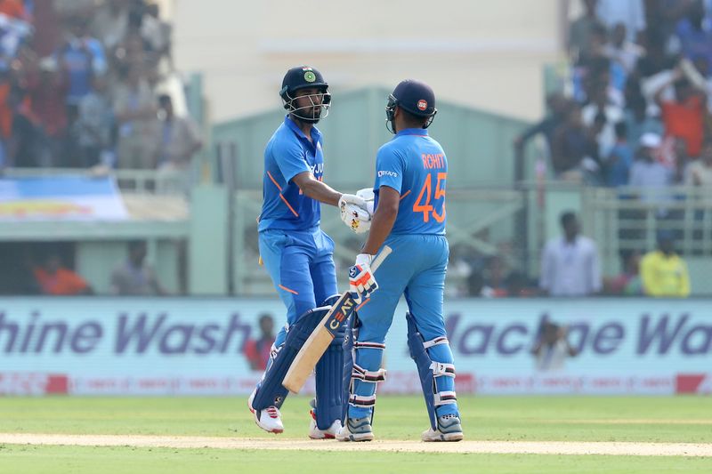 Rohit sharma kl rahul hit century against west indies 2nd odi