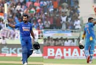 2nd ODI Rohit Rahul tons Kuldeep record hat-trick India thrash West Indies