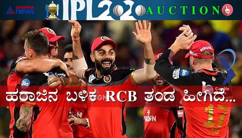 IPL 2020 rcb full squad after player auction