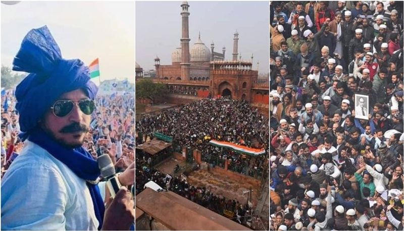 Chandrashekhar Gives Cops The Slip Near Jama Masjid At Delhi