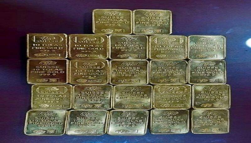 22 gold biscuits hidden in toilet flush tank of amausi airport