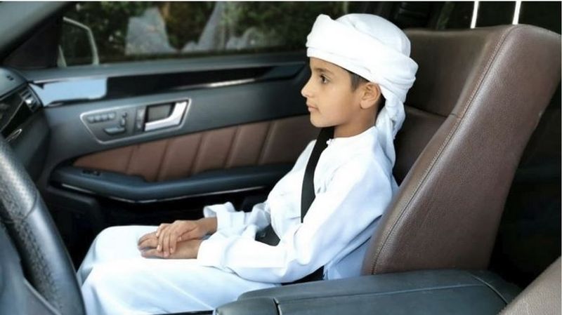 UAE police clarifies When can a child sit in the front seat