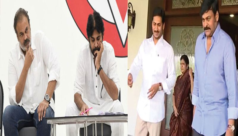 Megastar Chiranjeevi Shocks to Janasena chief Pawan kalyan on three capital cities issue