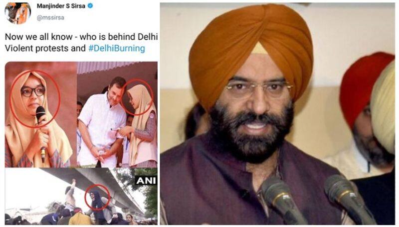 delhi MLA Tweet using minor girl pic who translated rahul gandhi speech father complaint