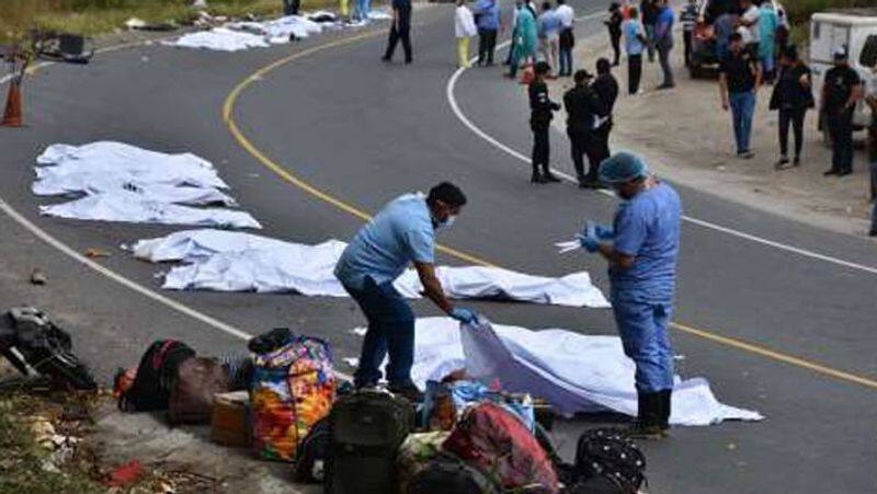 Eastern Guatemala bus accident...20 people Dead