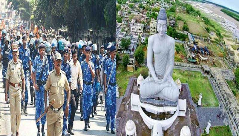 heavy police force moved to amaravathi...jagan to officially make a statement on state capital