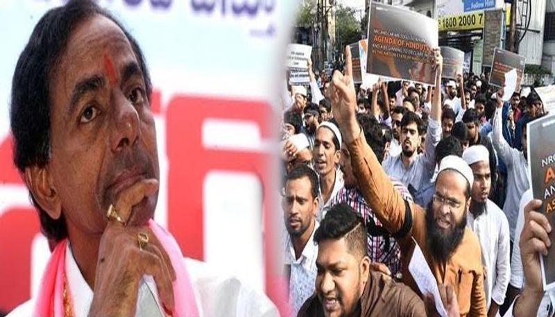 whats the reason behind kcr's strategic silence on the anti caa protests